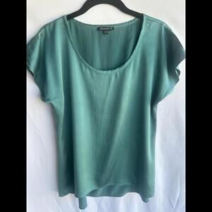 Eileen Fisher Women's Soft Silk Blend Top - XS - Teal